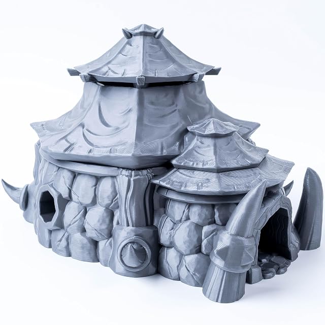 Foto 2 de 5 de 3D Vikings Orc Camp - Casa grande para campamentos de orcos, perfecta para juegos de rol de mesa orcos…