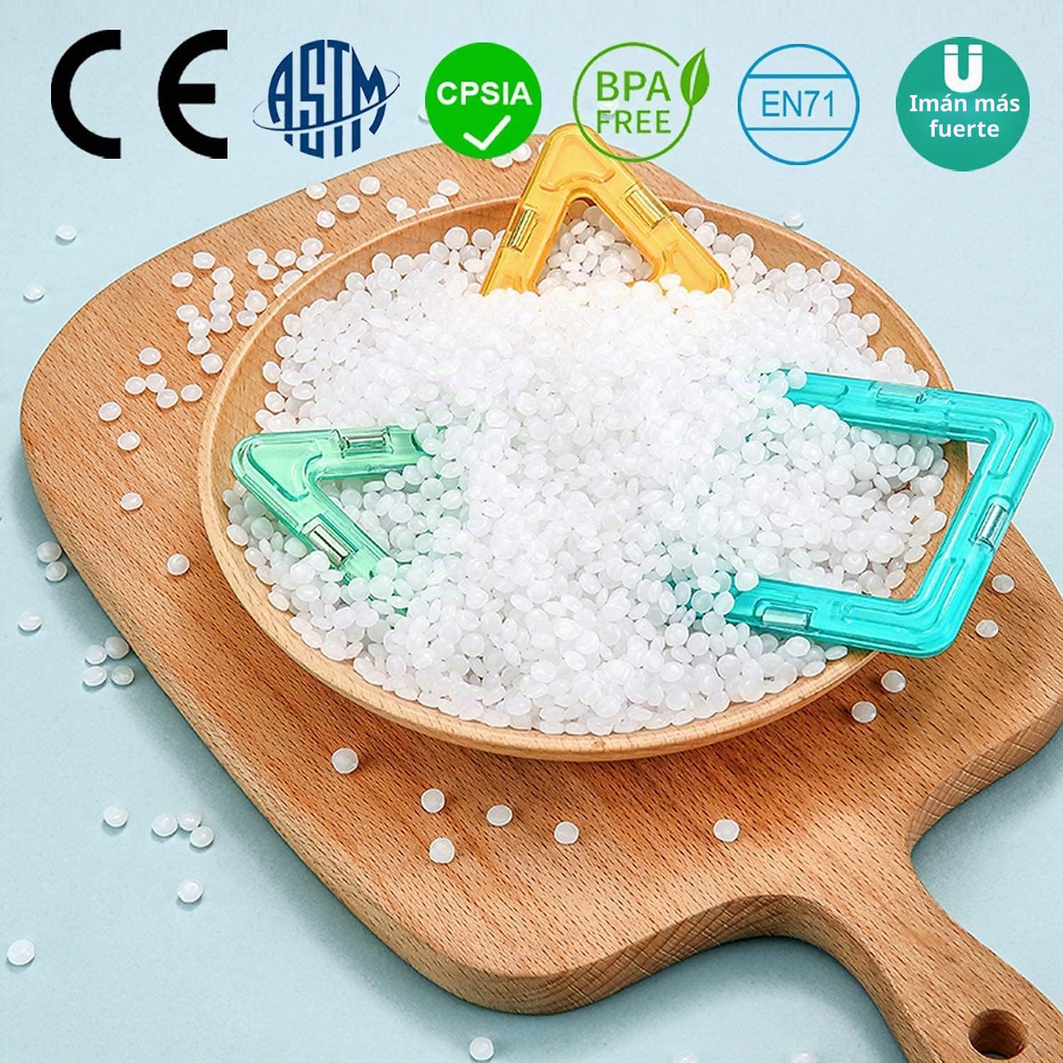 CONDIS Construcciones Magneticas Niños 114 Piezas Bloques de Construcción Magnéticos Juegos Magneticos Imanes Juguetes Niños de 3 4 5 6 7 Años Educativos Montessori Viaje Regalos para Niños Niñas