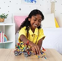 Vista 5 de KNEX Set Deluxe de 80 modelos con bolsa reutilizable - Kit de construcción STEM, juguete de construcción para niños, juego creativo, para niños a