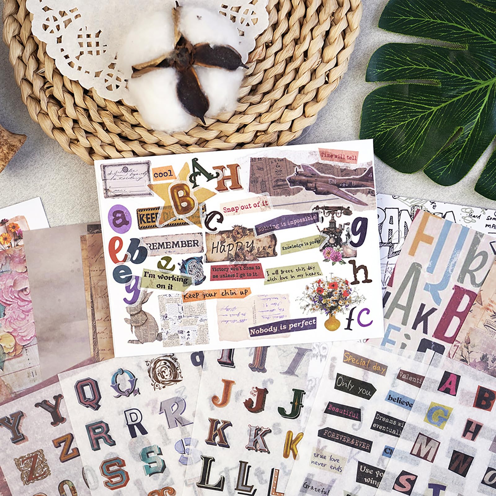 Vintage Washi Stickers & Scrapbook Paper - DIY Crafts -3 Vintage Washi Stickers & Scrapbook Paper - DIY Crafts -3