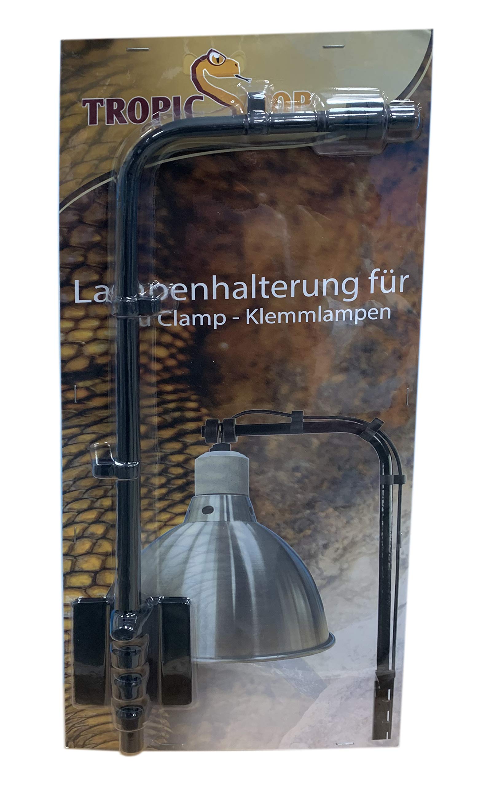 TropicShop Lampenhalterung für Alu Clamp - Klemmlampen (Arm-Befestigung) - Terrarien Lampenständer