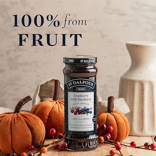 Vista 190 de St. Dalfour Fig Royale - Crema para untar de frutas, 100 % de frutas, sin ingredientes artificiales, sin OMG, sin azúcar de caña, totalmente