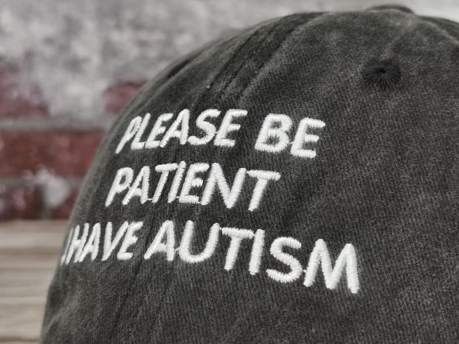 Hepandy Embroidered Please Be Patient I Have Autism Hats - Image 2