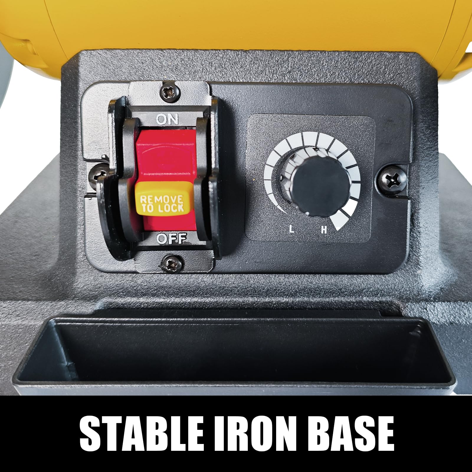 Woodskil Bench Grinder - 6" Variable Speed -7