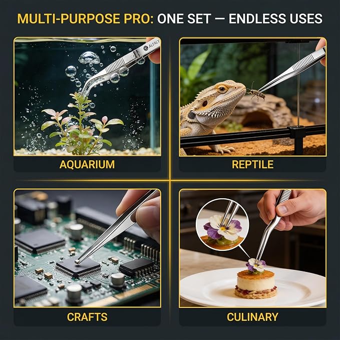 Set 4 Pinzas de Jardín 6.3" Acero Inoxidable Multiusos miniatura 5