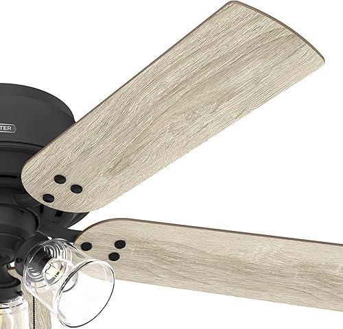 Miniatura 46 de Hunter Fan Company 52380 Shady Grove - Ventilador de techo, color plateado mate Plateado mate,Mate negro,bronce