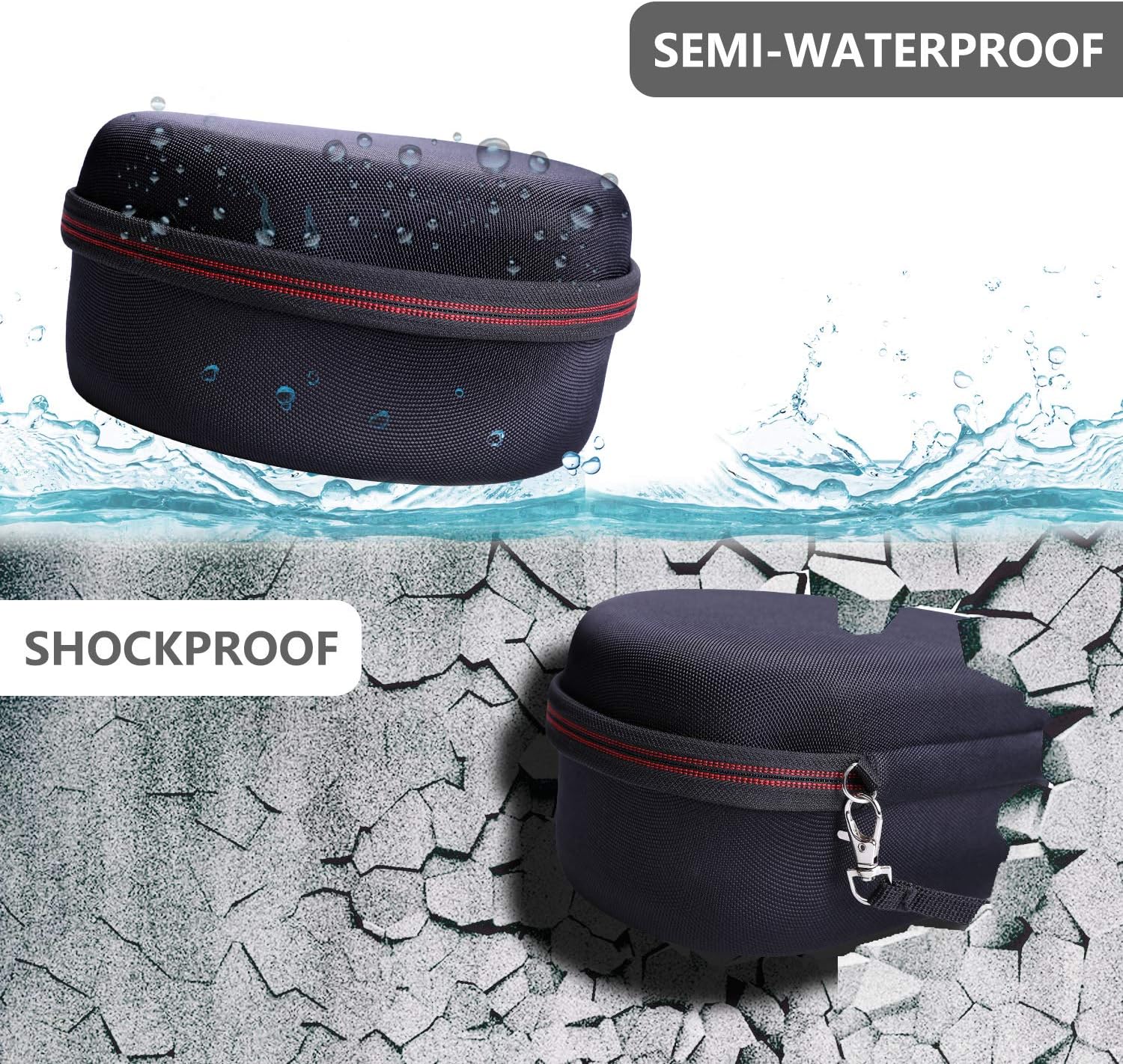 Headphone Case Compatible with Sennheiser Consumer Audio HD 400S / 450BT / 350BT / 450SE Around Ear Headphone, Case Only - Image 4