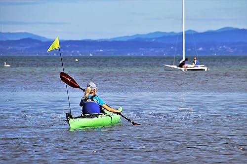 Miniatura 7 de Banderas de seguridad Peel & Stik para kayaks, tablas de remo inflables, accesorios de SUP, canoas, botes, pontones, barcos, autos para niños,