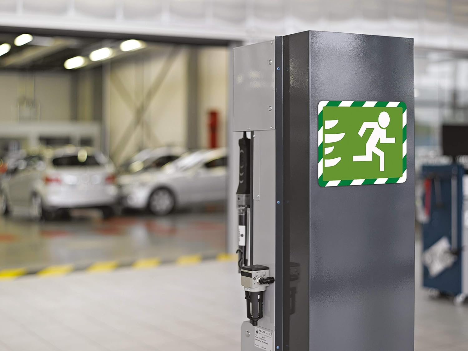 Tarifold A4 Magnetic Safety Frame - Green/White (Pack of 2)