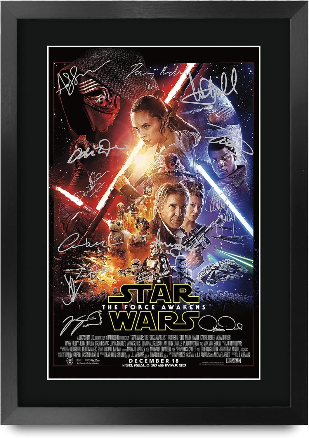 The X-Files David Duchovny Signiertes Bild A3 - Gerahmtes Fanartikel Geschenk