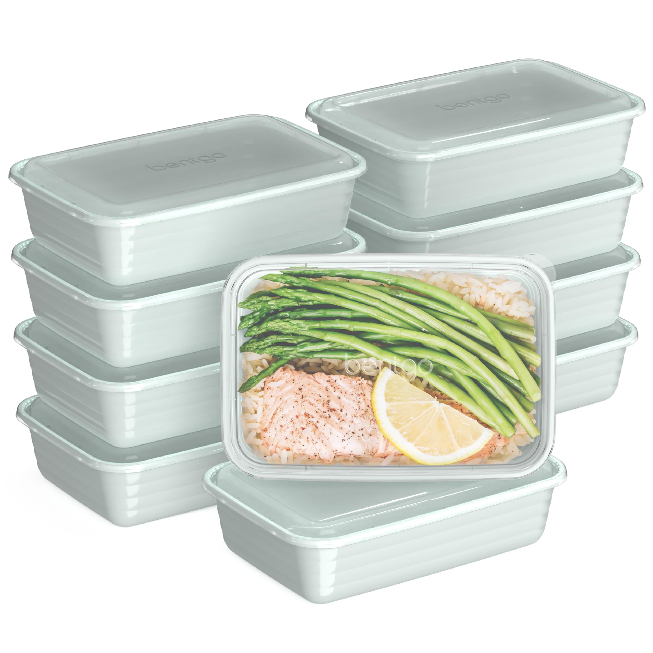 Compartment Reusable Meal Prep Containers with Lids,Durable, Microwave, Freezer, Dishwasher Safe To Go Food Storage.