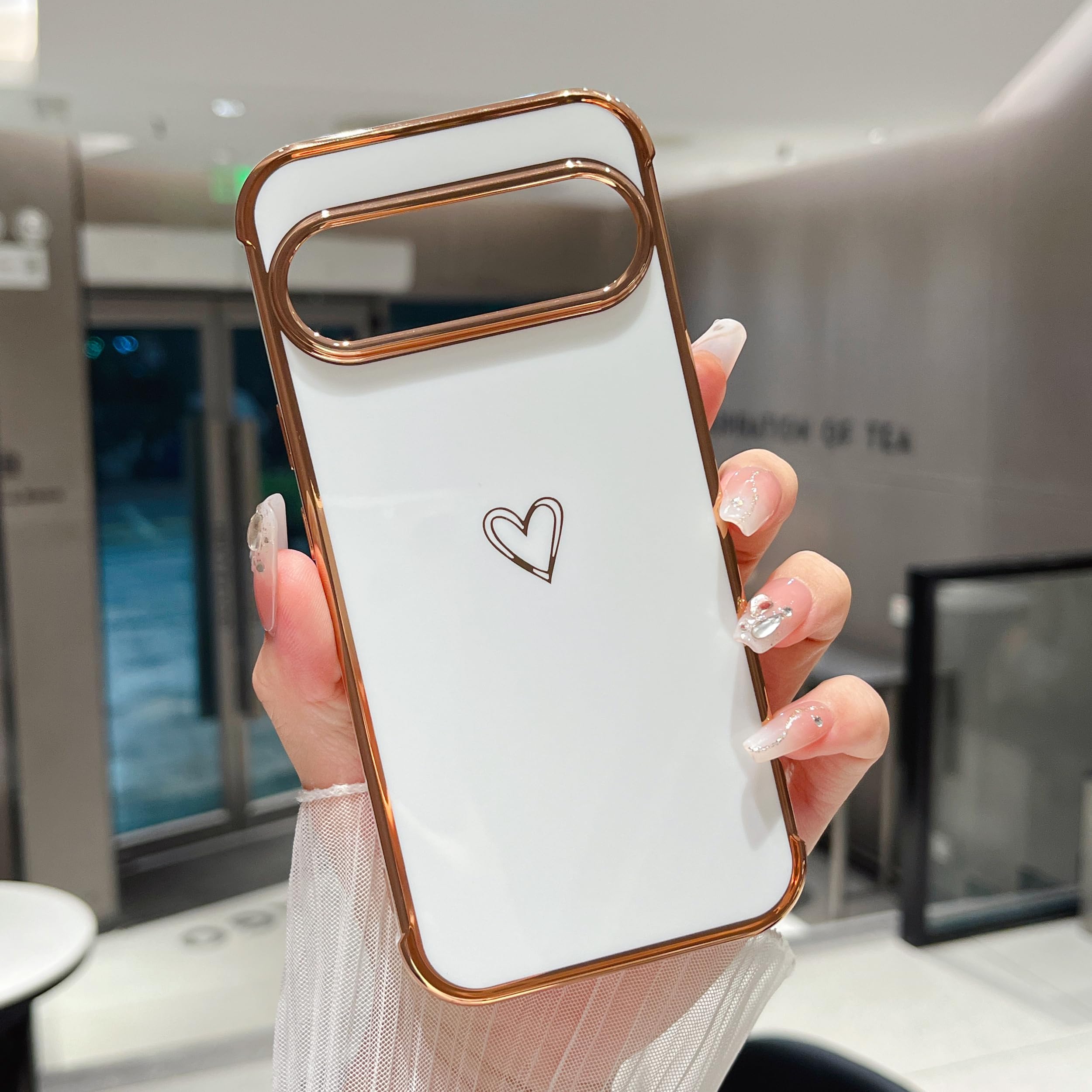 Amazon.co.jp: ZTOFERA Google Pixel 9 用 ハートケース グーグル