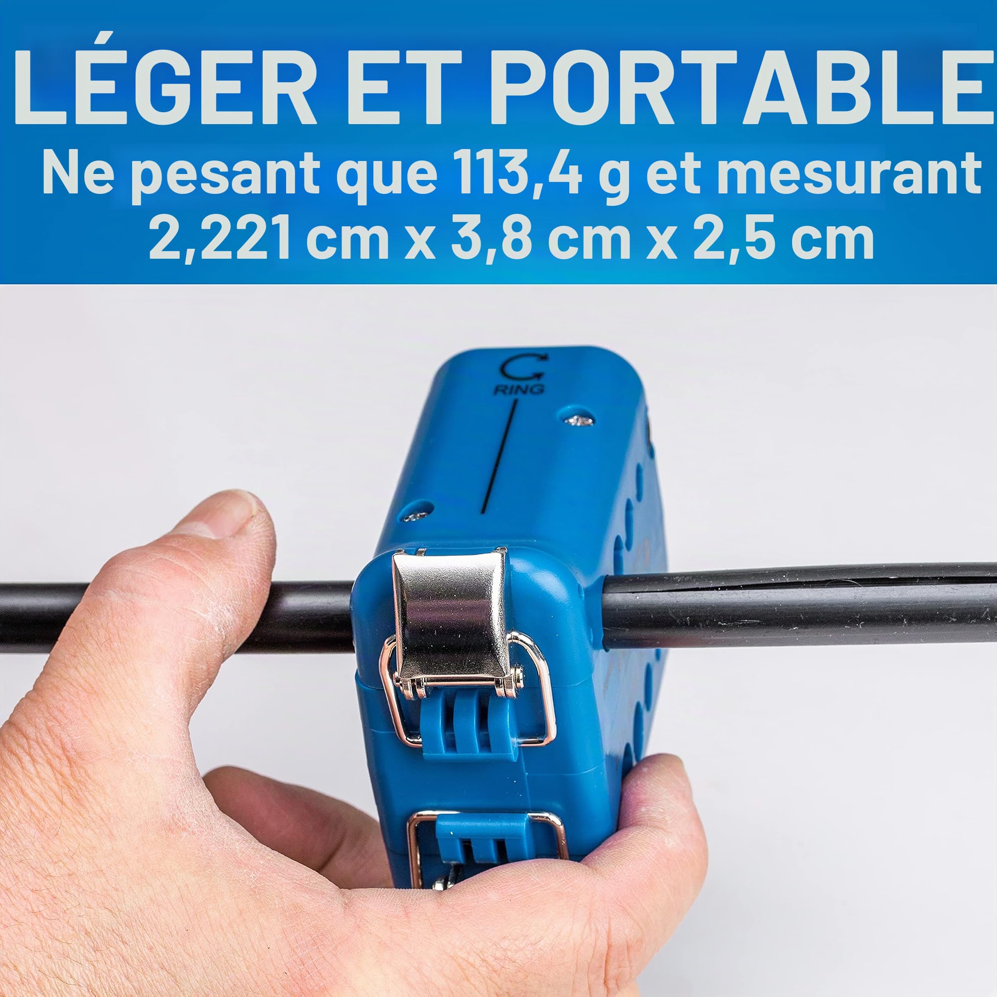 Jonard Tools MS-426 Miniflex Tube fibre optique fendue et anneau outil (5,8 mm – 12 mm)