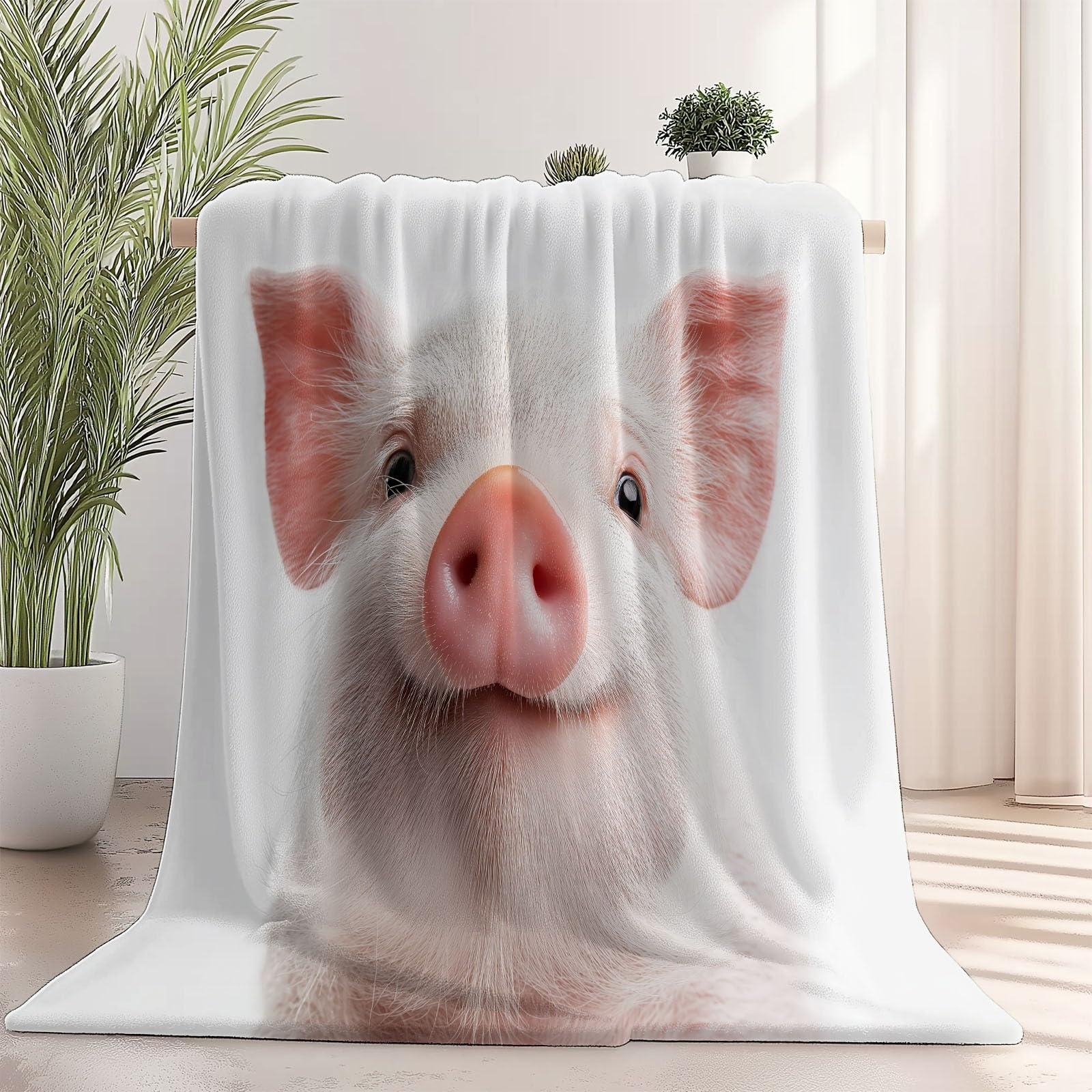 Couverture plaid rose cochons : de la douceur et du réconfort pour toute la famille