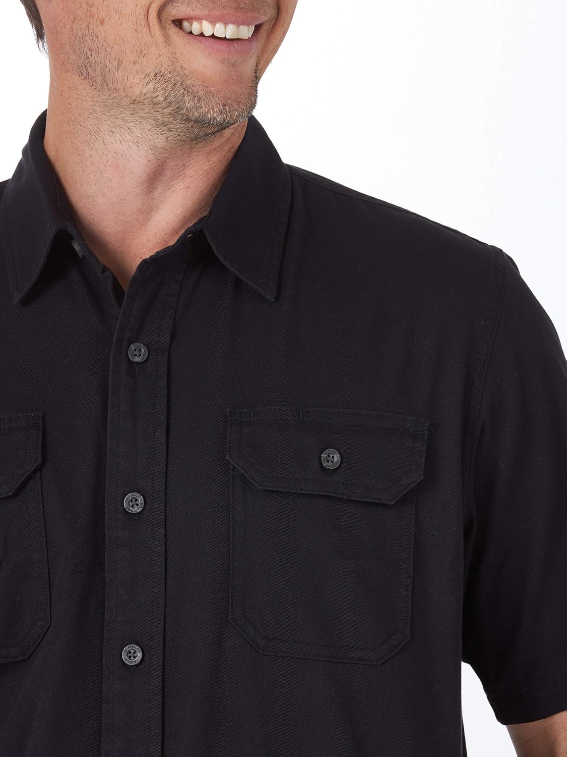 Wrangler Authentics Men's Weather Anything Short Sleeve Woven Shirt at  Men’s Clothing store
