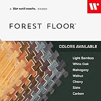 Vista 11 de Azulejos de espuma estampada de 3/8 de pulgada de grosor Forest Floor, tapetes de espuma de grano de madera entrelazados de primera calidad, piso