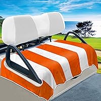 Vista 10 de YOKYHOM Fundas de asiento de carrito de golf, manta de toalla de asiento de carrito de golf de estilo clásico que mantiene el asiento cómodo