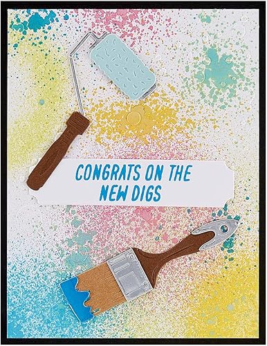 Miniatura 6 de Spellbinders A Cut Above The Rest Sentiments by N Clear - Juego de sellos y troqueles de metal