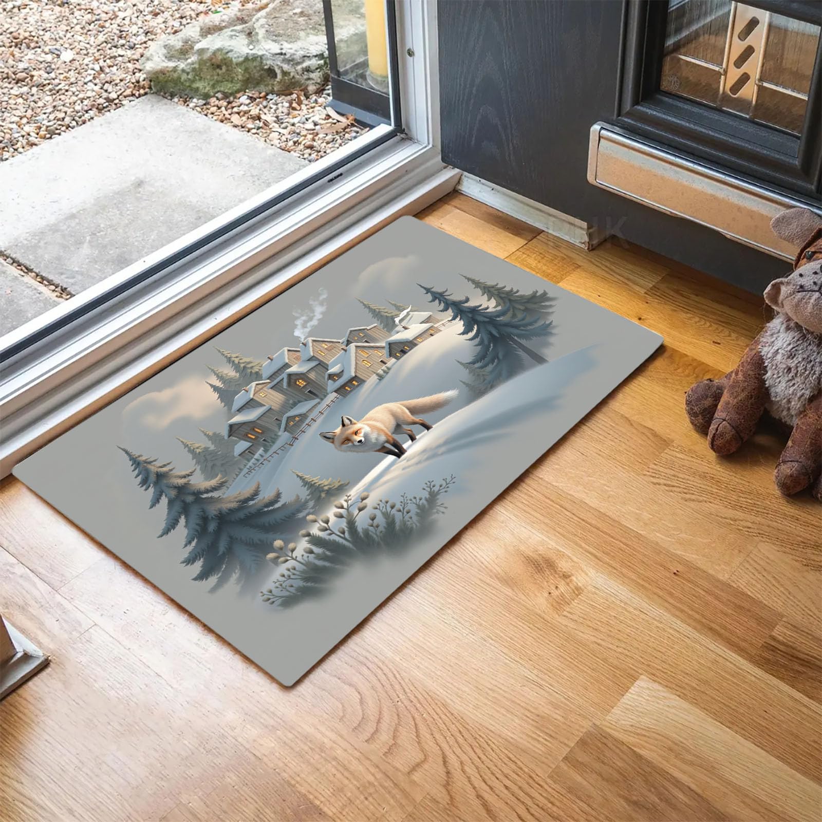 Tapis de cuisine entrée paillasson d'intérieur 80 x 120 cm