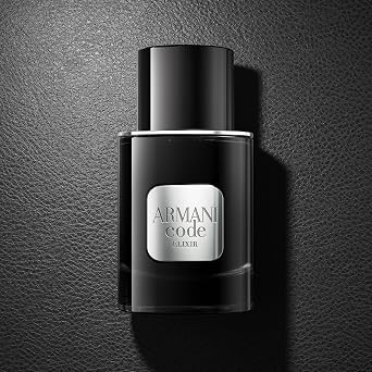 Armani Beauty Code Elixir Cologne for Men - Ambery & Spicy - With Green Mandarin, Leather Accord, Tonka Bean 1.6 Fl Oz