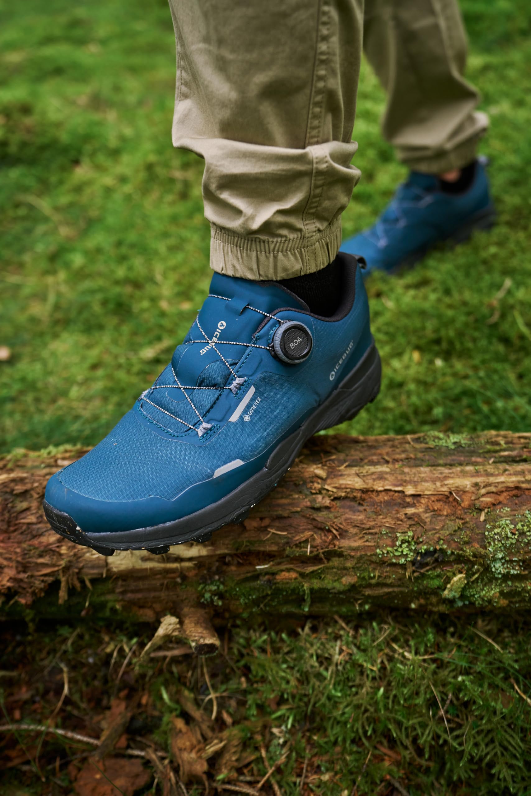 Icebug Rover 2 GTX Chaussures d'extérieur polyvalentes imperméables et résistantes pour homme Système BOA Fit