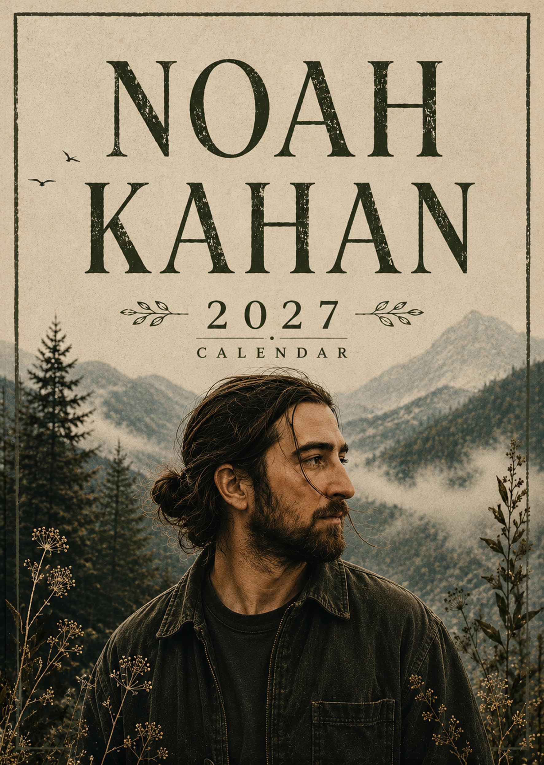 Noah Kahan 2027 Wall Calendar | A3 Size | Premium Quality | Ideal for Fans & Collectors