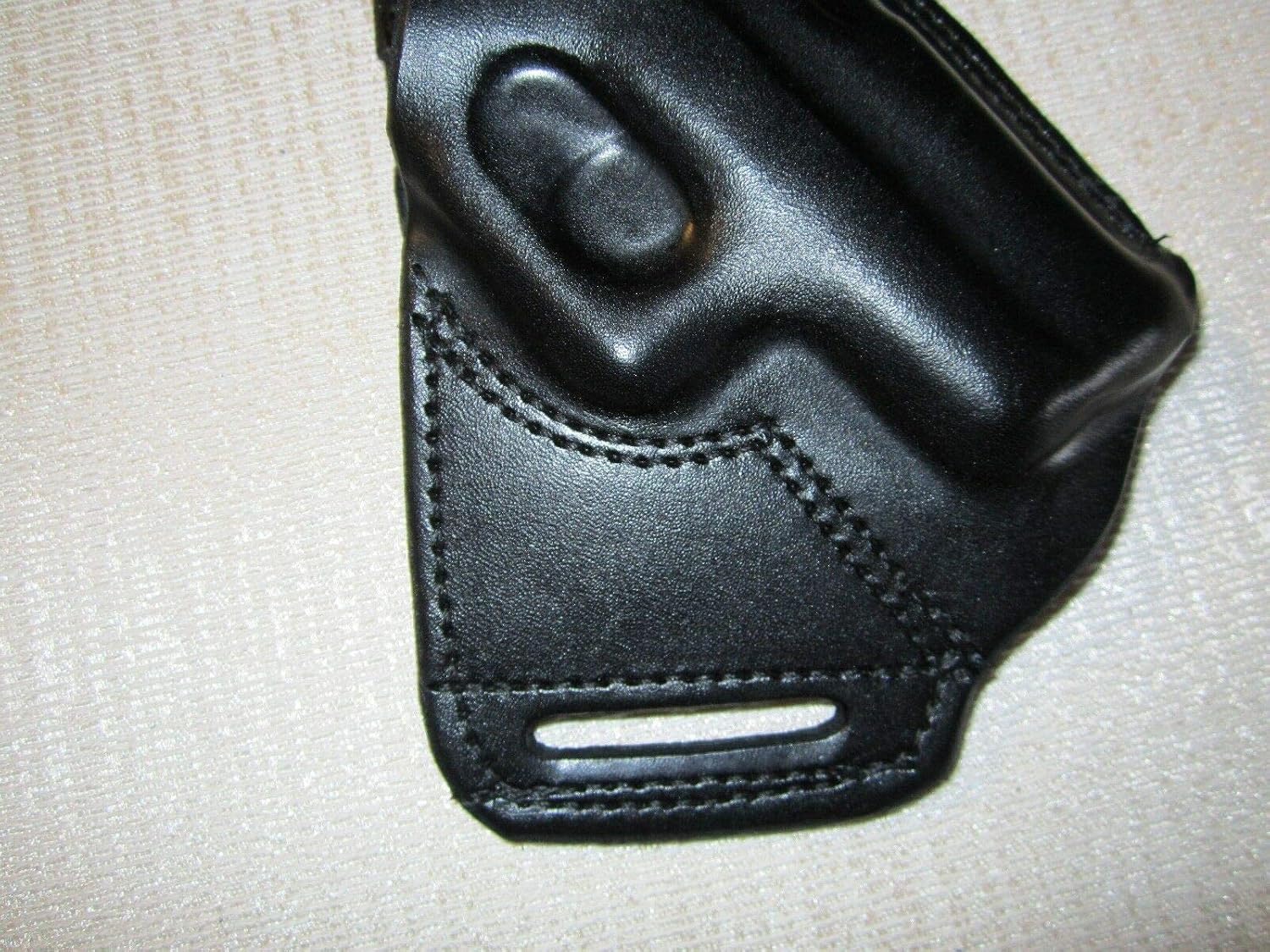 FITS Glock 42, Formed Leather,SOB, OWB Belt Holster, R Hand, Ultra Slim Design