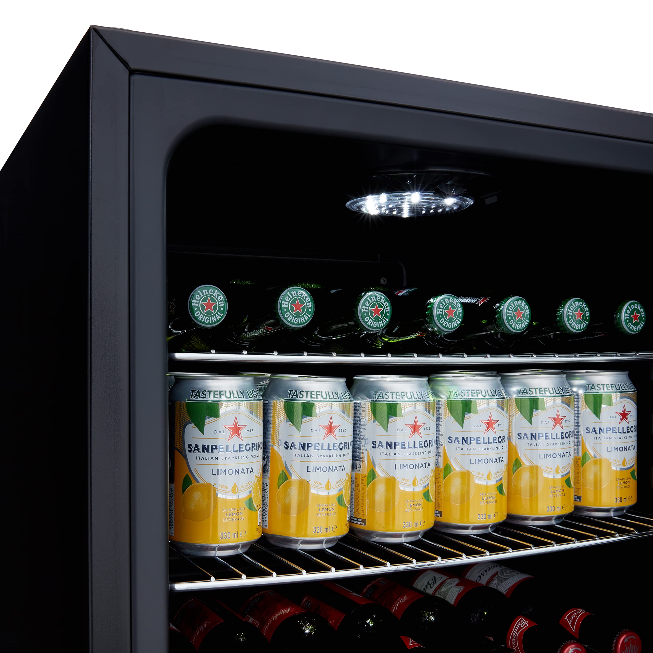 Buy Cookology CBC130SS Under Counter Drinks Fridge Freestanding 54cm Glass Door Beverage Cooler