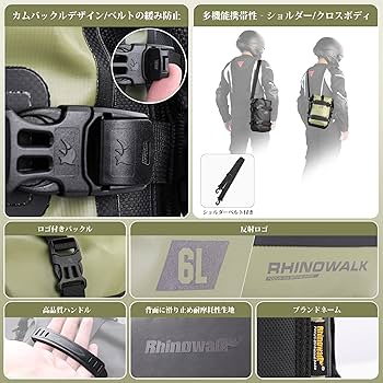 Amazon.co.jp: Rhinowalk エンジンガードバッグ バイク用 サイド