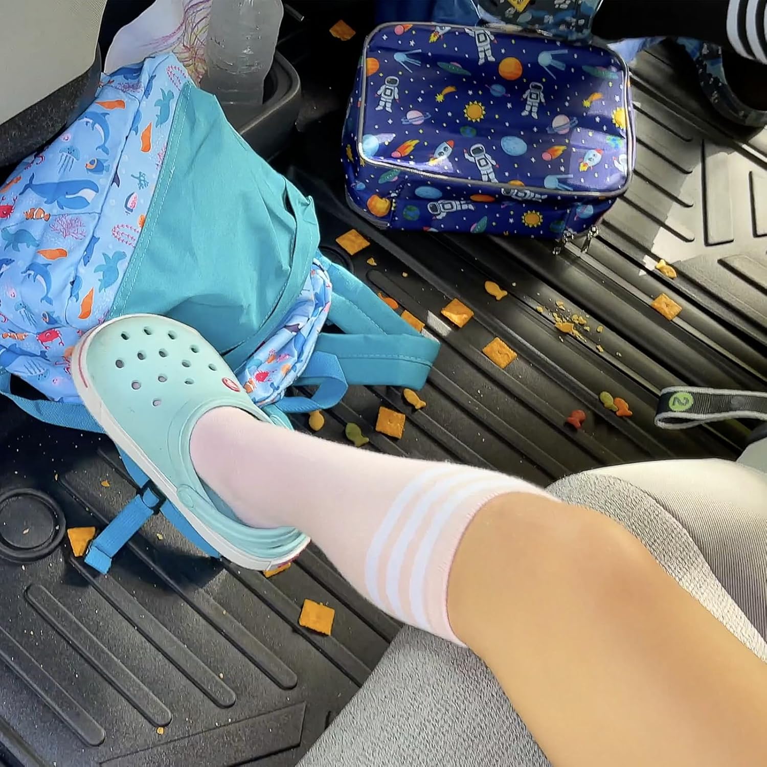 SMARTLINER All Weather Custom Fit 3rd Row Floor Mat Liner Set Compatible with 2024-2025 Kia EV9 (Only Fits with 2nd Row Bucket Seats)