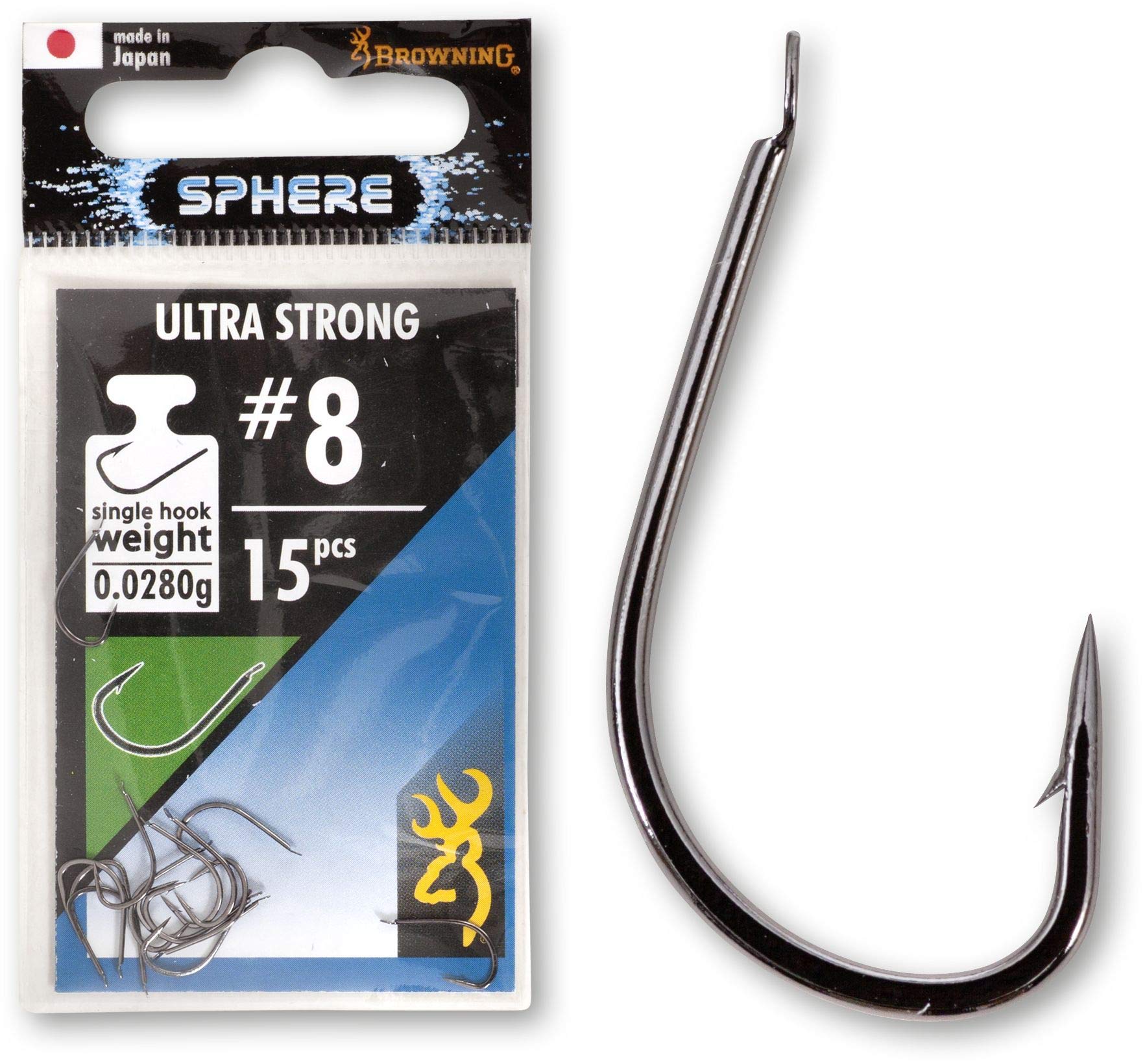Browning #16 Sphere Ultra Strong Black Nickel Pack of 15 0.012g