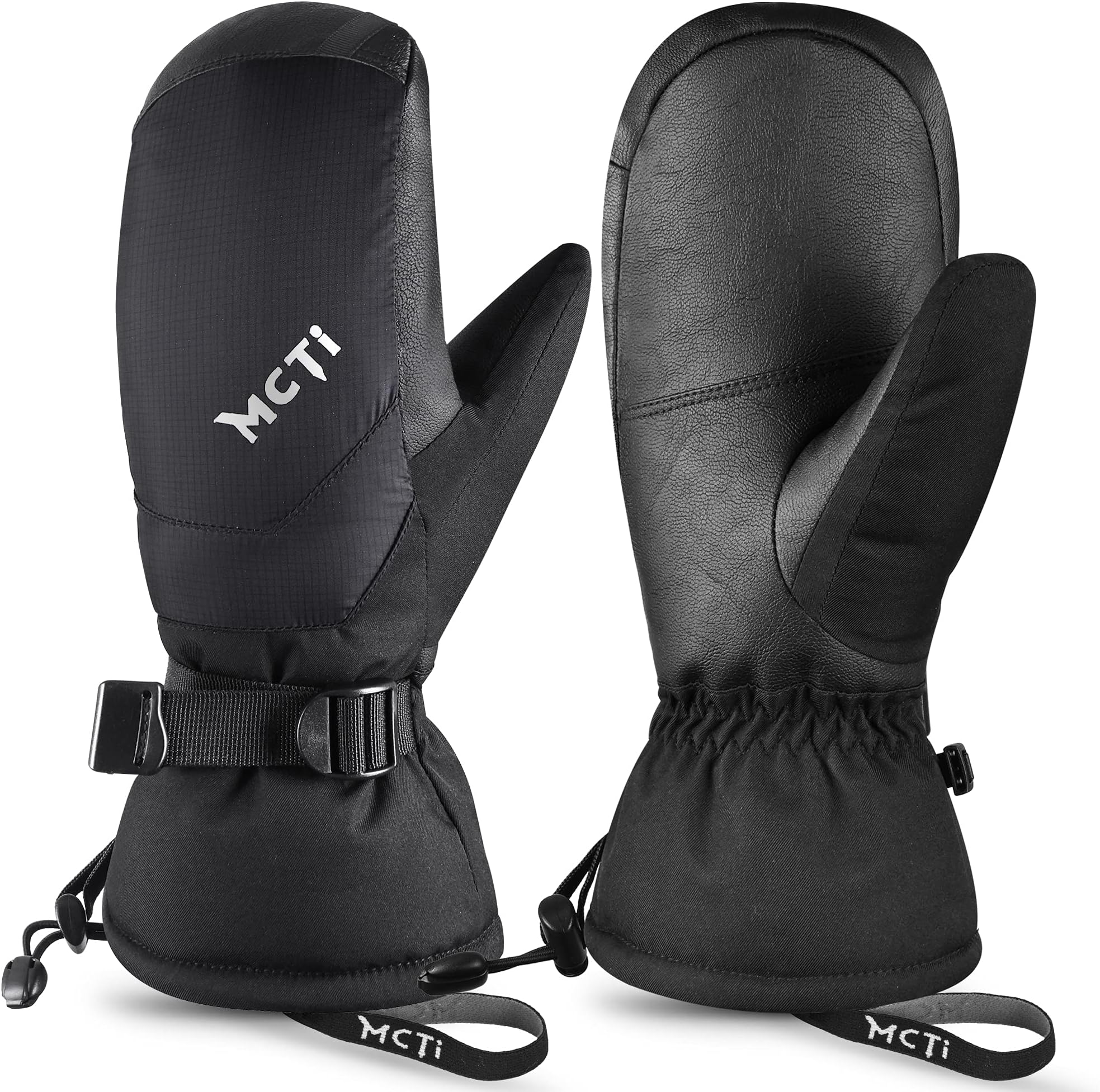 MCTiSki Mittens Down Mittens Waterproof Touch Screen Winter Snow Mitt for Women