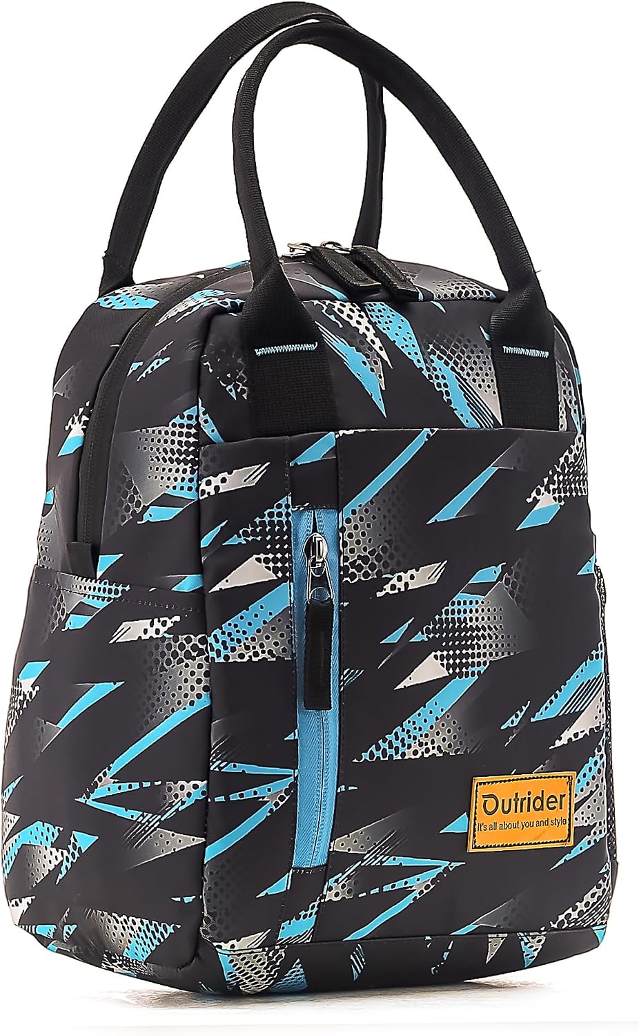 Outrider . Jumbo Lunch Bags,Lunch Bag for Office Men, Women and Kids, Quality Tiffin Bag for School, Picnic, Work, Carry Bag for Lunch Box