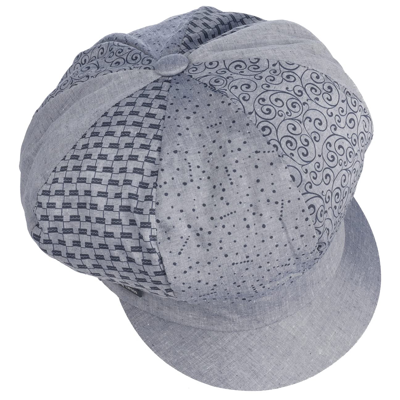 Lipodo Casquette Gavroche Avella Femme - Made in Italy avec Etiquette en Coton Baker Boy Visiere, Doublure Ete Printemps-ete