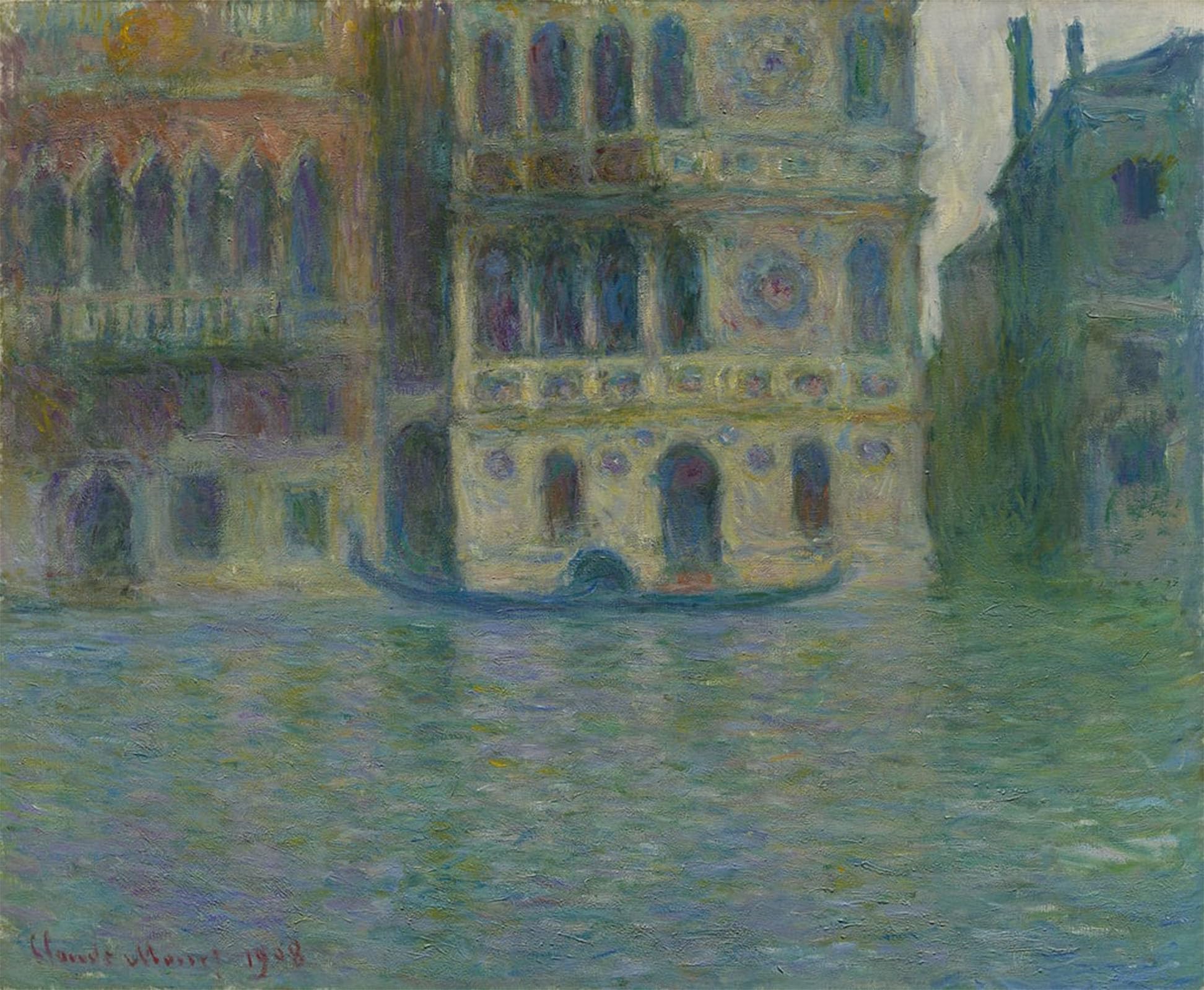 POSTERIIk Famous Animal Posters Vintage Picture Venice Palazzo Dario by Claude Monet Modern Wall Decor for Home Decor 60x90cm