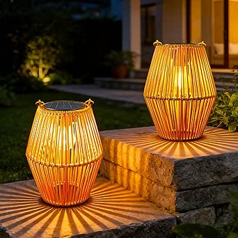 Ollny Solar Lights Outdoor Gar...