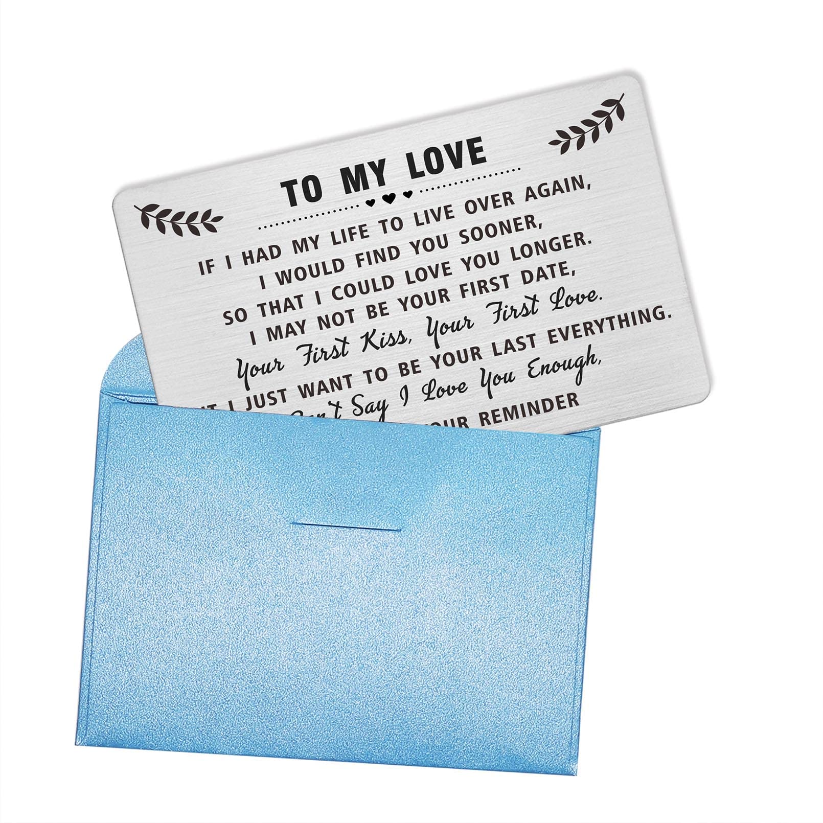 Old English Company Biglietto Romantico Per Fidanzato – Scritta “Thank You For Being You” – Interno Bianco, 150x150 Mm, Carta FSC