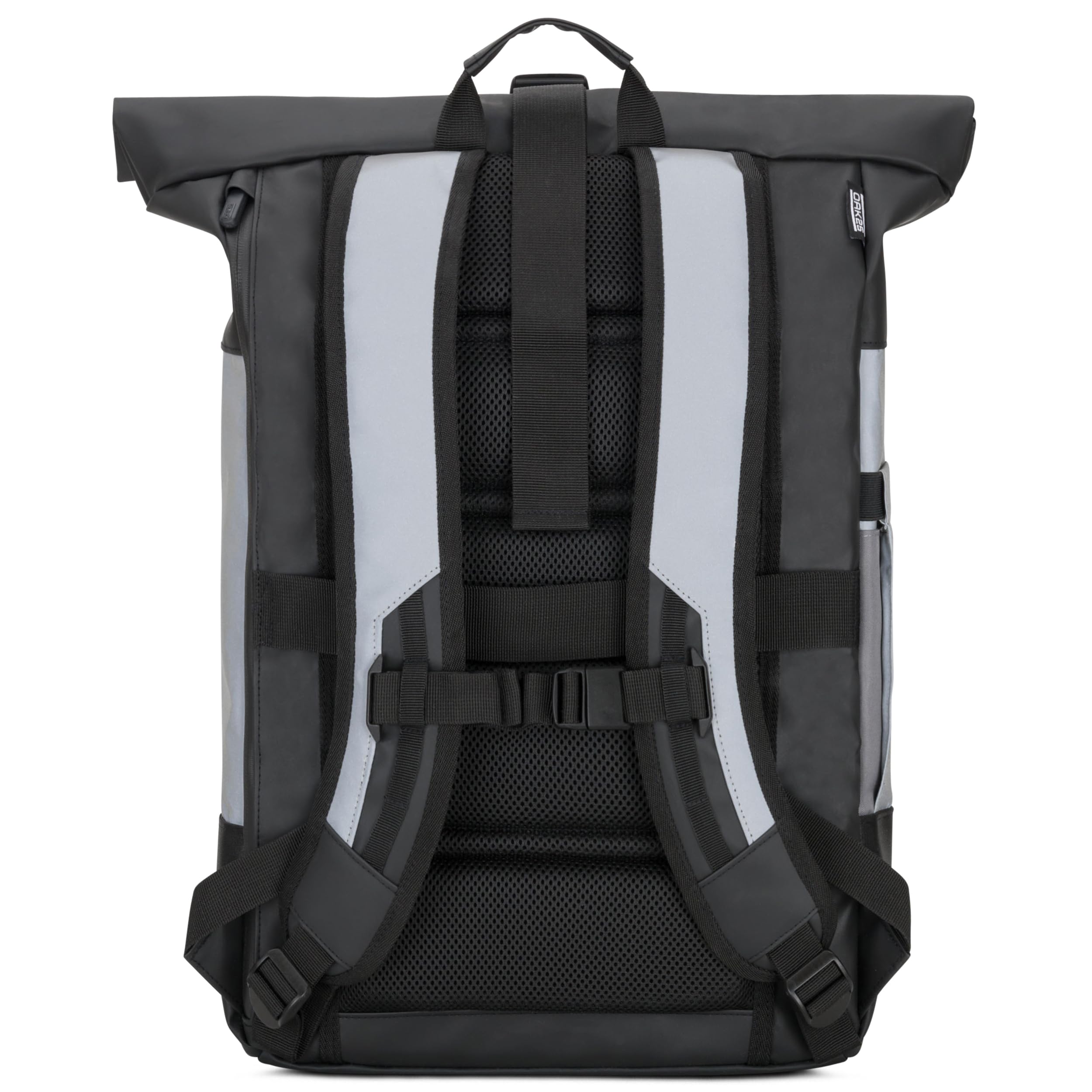 OAK25 Zaino Ciclismo Donna et Uomo - Commute L - Zaino Bici Riflettente - Sportivo Zainetto per Viaggio, Trekking, Escursionismo - Alta Visibilità e Sicurezza - Idrorepellente