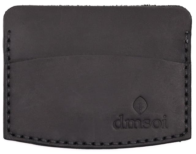Handmade Minimalist 100 Genuine Leather Card Holder Premium Slim Handmade Card Holder for Everyone No Machine Artisan Craft