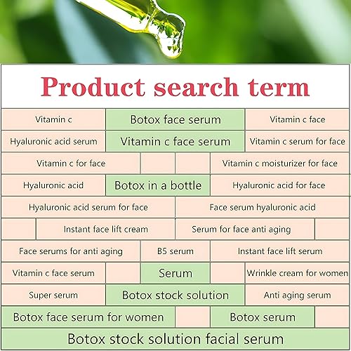 Miniatura 6 de Botox Stock Solution Suero facial  Botox - Suero facial anti instantáneo para mujeres, suero de envejecimiento para la cara para reducir las líneas
