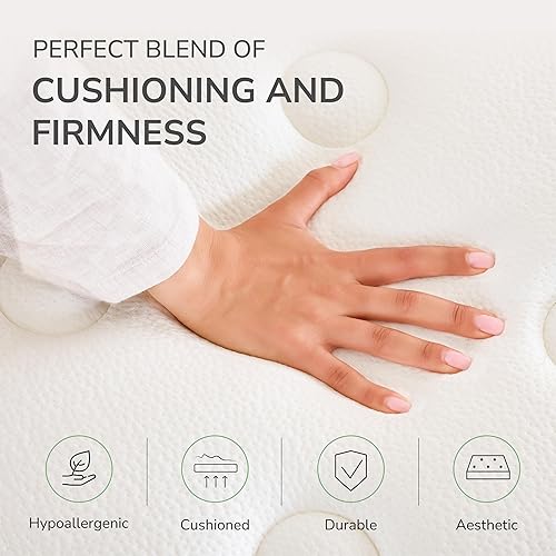 Miniatura 8 de Colchón Pro de tamaño King de 12 pulgadas  Colchón híbrido de firmeza media con espuma viscoelástica de gel refrescante para aliviar la presión