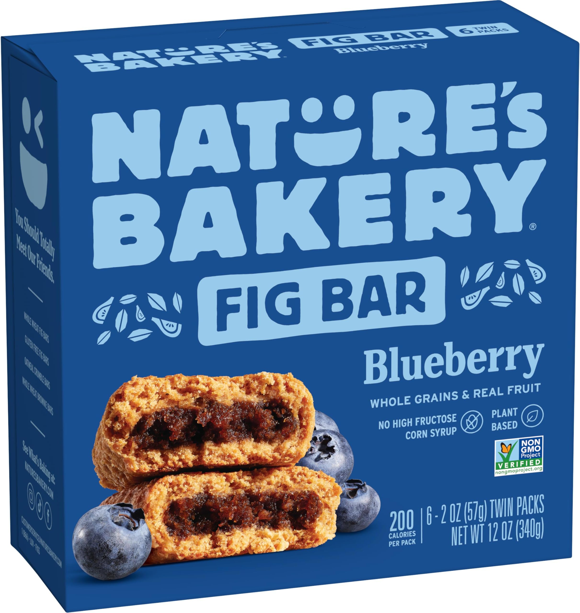 Nature's Bakery Blueberry Fig Bar - 6ct