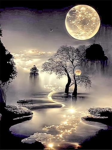 Miniatura 7 de mrpwnle Kits de pintura artística de caballo con diamantes para adultos, pintura de diamante de punto de diamante para principiantes, kits de