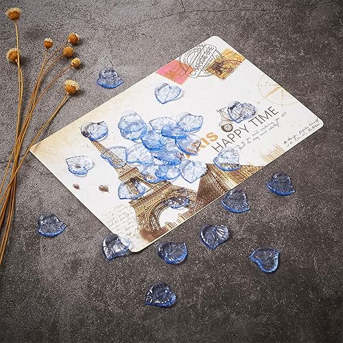 Miniatura 153 de Craftdady Dijes de cuentas de hojas de arce transparentes, colgantes colgantes de adorno para colgar, bonitos dijes para collares, pulseras, Hoja