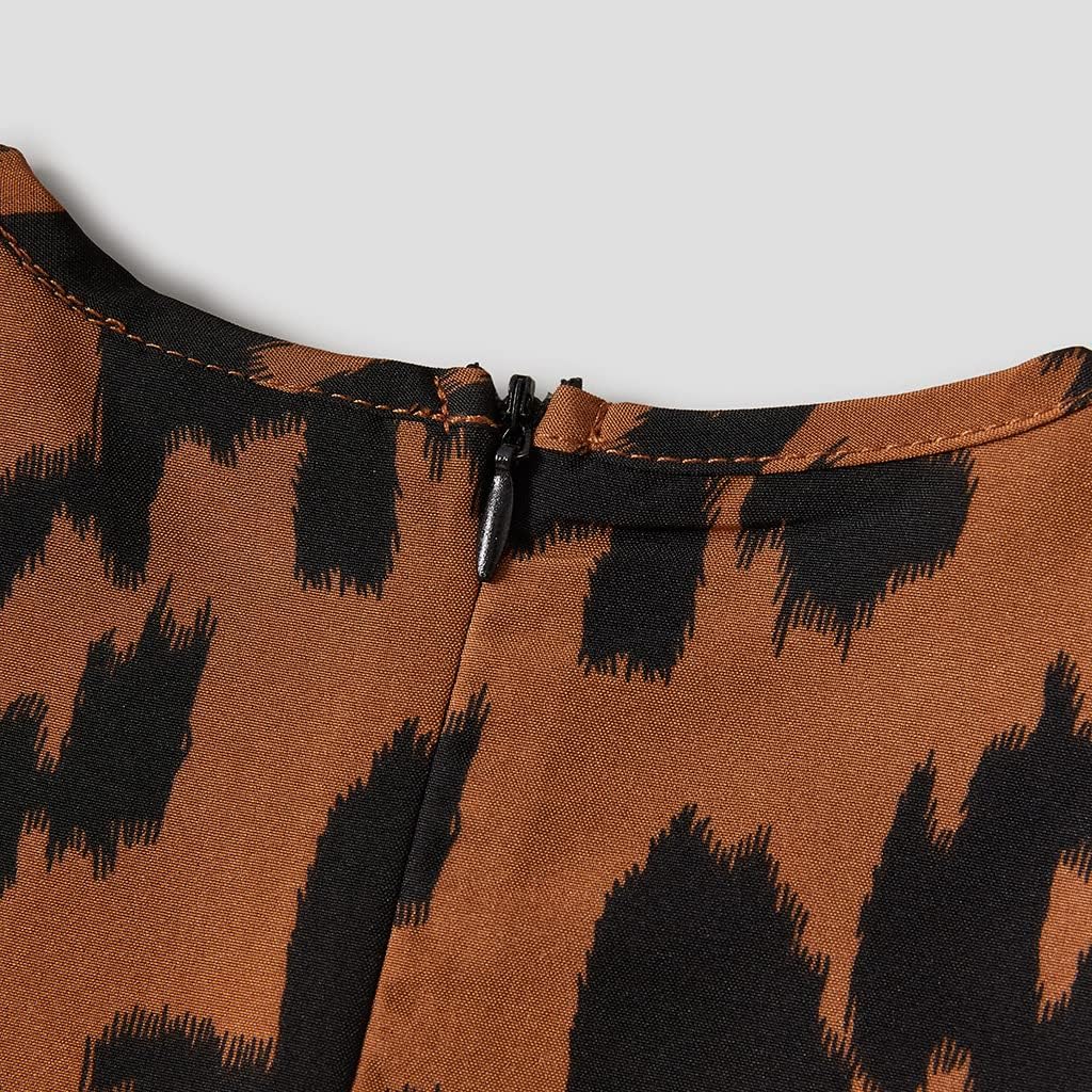 Mommy and Me Matching Dresses Floral Split Ruffled Boho Dress Long Sleeve Casual Fall Winter Mom Daughter Matching Outfits - Image 2