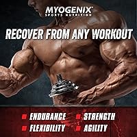 Vista 4 de Myogenix Aftershock post entrenamiento, polvo de proteína de suero de crecimiento muscular Proteína de suero anabólico y carbohidratos