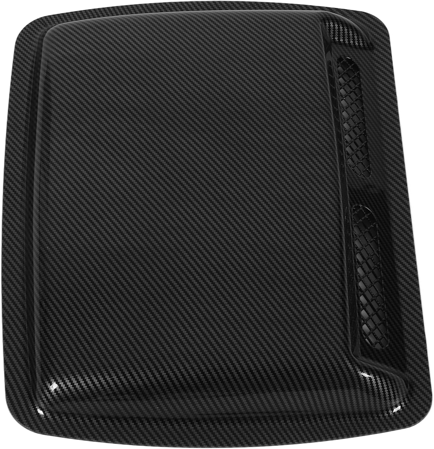 Yctze Hood Air Intake Cover Hood Scoop Vent Bonnet Cover Decorative Air Intake Covers with Self Adhesive Design for Cars(Carbon fiber pattern)