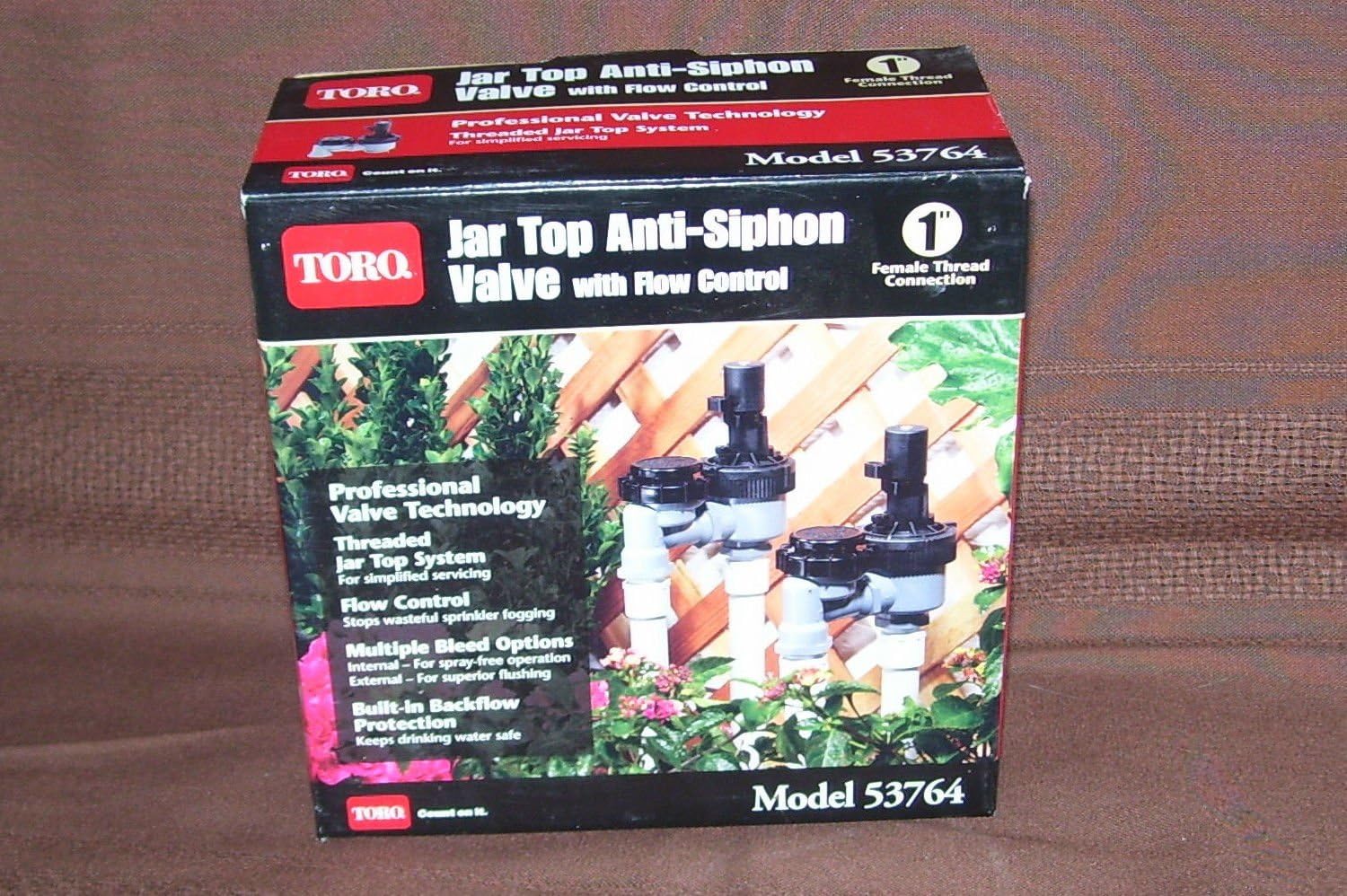 New TORO Jar Top AntiSiphon Valve W/Flow Control