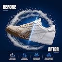 FOAMELLE Quick Shoe Cleaning Kit | Contains 150ml Foam Shoe Cleaner |1 Medium Shoes Brush & 1 Microfiber Cleaning Cloth (Microfiber Towel) | Suitable for Sneakers, Nubuck, Leather, Suede & Sport Shoes gallery image
