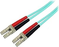 Vista 10 de StarTech.com Cable de fibra óptica multimodo LC/UPC a LC/UPC OM3 de 23.0 ft, dúplex completo 50/125, 100G, cable de puente de fibra LSZH